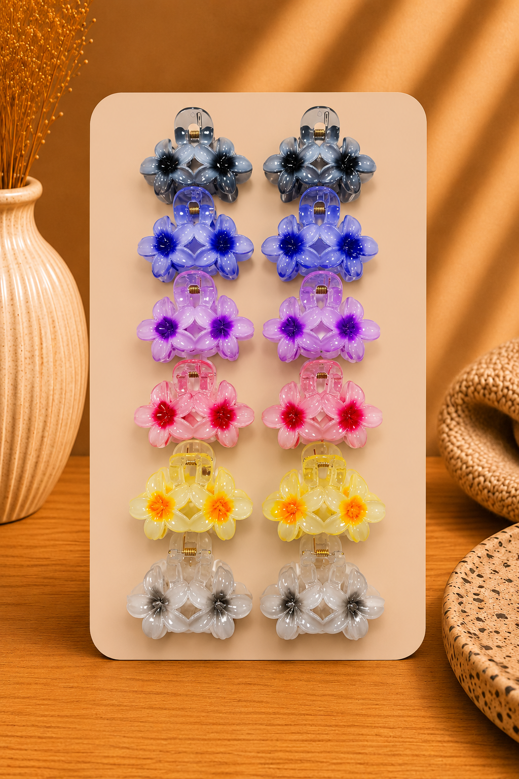 Double flower clutcher